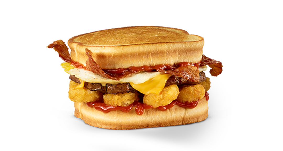 hardee's frisco breakfast burger 