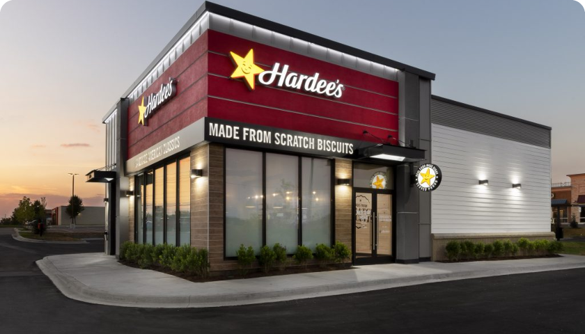 Picture of one of Hardees locations